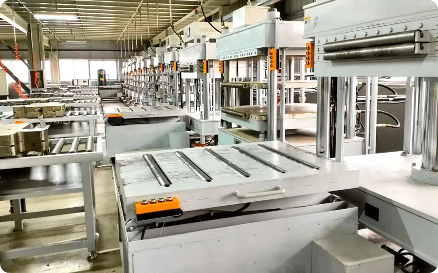 Interior view of Zhejiang Richall Medical Technology Co., Ltd., showcasing the R&D building with over 20 years of design and development experience in the carbon fiber wheelchair industry.